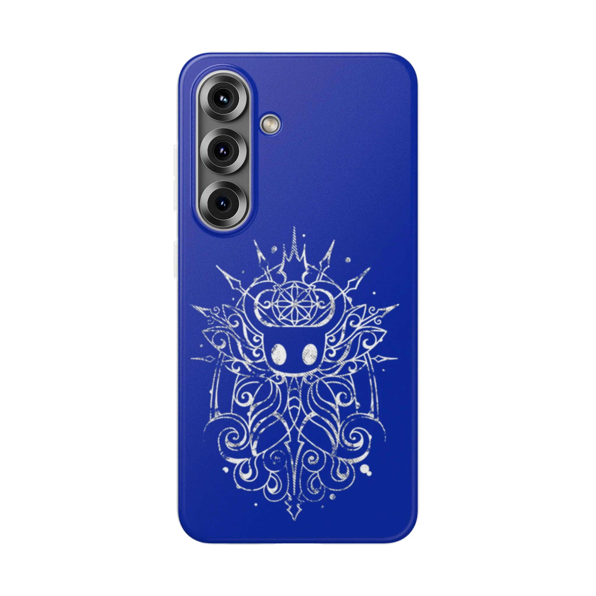 Hollow Knight Phone Case with colorful designs related to the game
