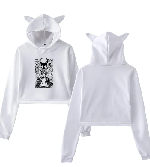 Hollow Knight Hoodie showing iconic images of the game